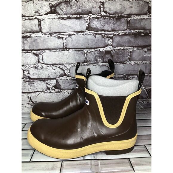 NEW!  Xtratuf Men's Brown Commercial Grade Legacy Deck Boots Men Sz 10M US/43EU - Picture 1 of 16